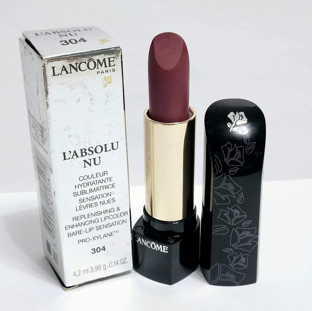 Lancome 304 Rose Dentelle Labsolu Nu Lipstick